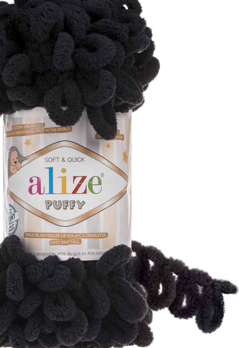 Alize Puffy 60 - čierna