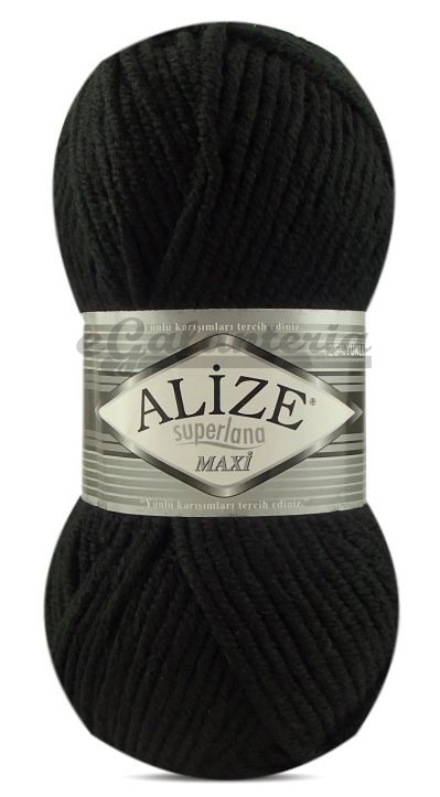 Alize Superlana Maxi 60 - čierna