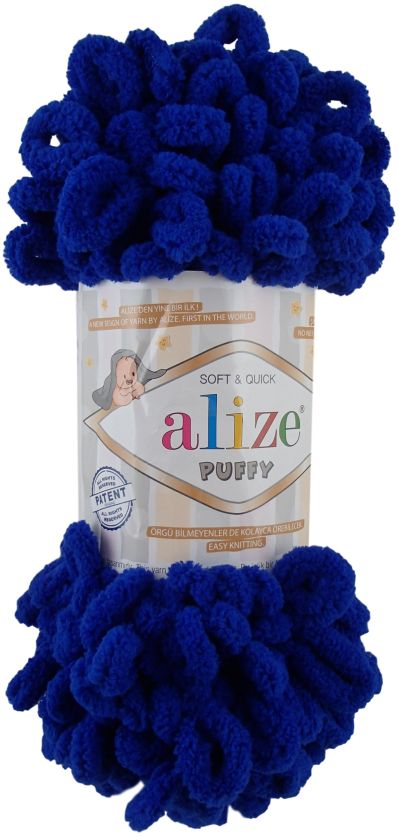 Alize Puffy 141 - kráľovská modrá