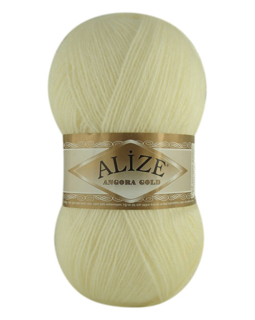 Angora Gold 62 - krémová biela