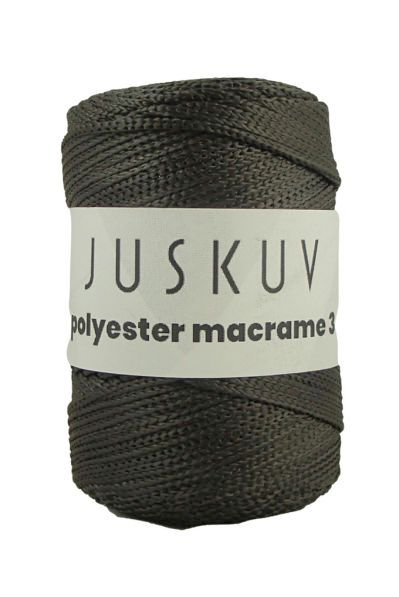 Polyester macrame Juskuv 33 - antracit