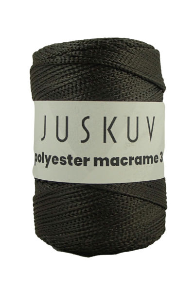Polyester macrame Juskuv 31 - čierna