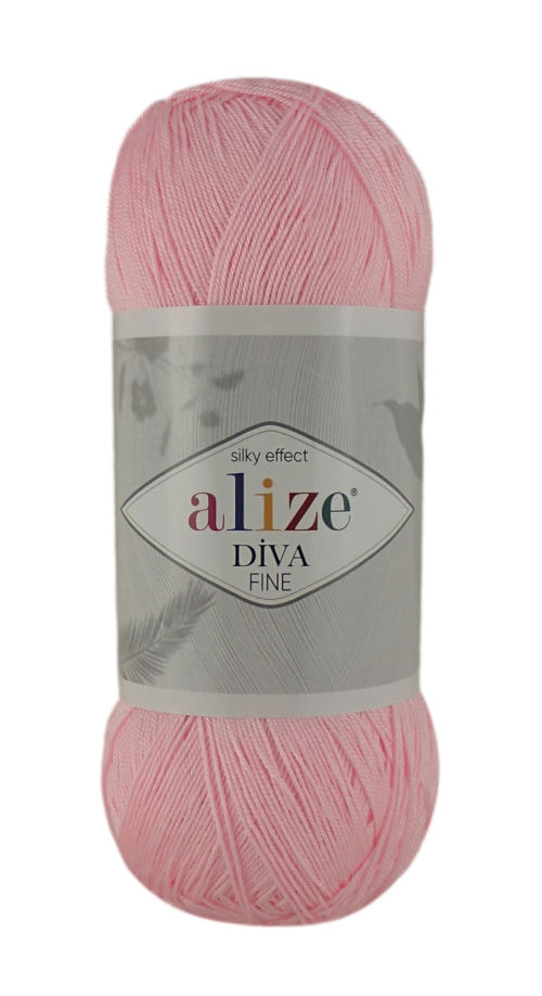 Alize Diva FINE 185 - ružová