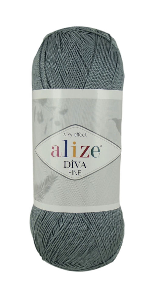 Alize Diva FINE 87 - šedá