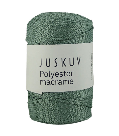 Polyester macrame Juskuv 53 - zelená voda