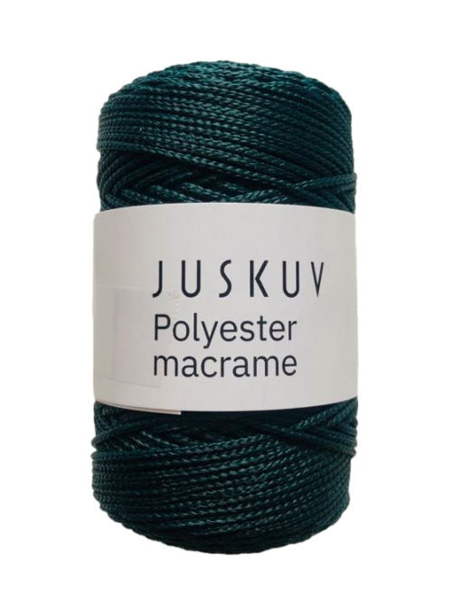 Polyester macrame Juskuv 36 -  vianočná zelená